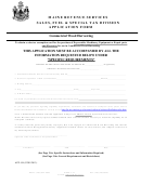 Form App-154 - Commercial Wood Harvesting Application Form