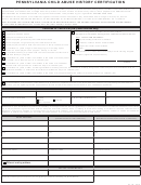 Cy113 Form - English Child Abuse Clearance - Pennsylvania Child Abuse History Certification Form