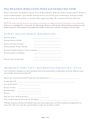 Pha Wellness Medication Prior Authorization Form Printable pdf