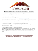 Realtor Change Form - Scottsdale Area Association Of Realtors
