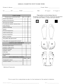 Annual Diabetes Foot Exam Form