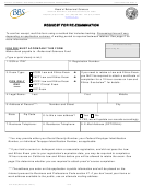 Request For Re-examination Form
