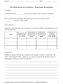 The Beat Goes On Activity - Heartbeat Worksheet