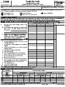 2015 Form 1116 - Foreign Tax Credit