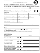 Ocfs-Ldss-4433 - Medical Statement Of Child In Childcare - New York State Office Of Children And Family Services Printable pdf
