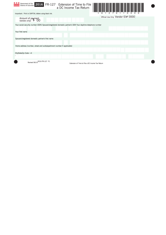 Form Fr-127 - Freetaxusa Printable pdf