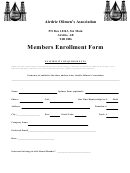 Members Enrollment Form - Airdrie Oilmen's Association