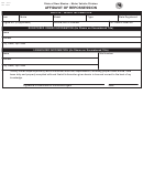 Form Mvd-10012 - Affidavit Of Repossession
