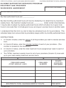 Recipient And Provider Workweek Agreement Template