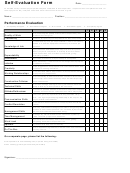 Employee Self-evaluation Form
