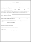 Form Hsmv 71144 - Parent Proctoring Of On-line Driver License Testing By A Minor