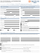 Fillable Hsa Distribution Form - Horizon Trust Printable pdf