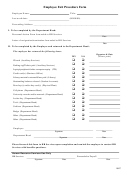 Employee Exit Procedure Form - Marymount Commons