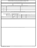 Fillable Da Form 7222-1, Aug 1998 - Page 1 Of 2 - Army Printable pdf