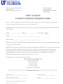1098-t Tuition Paper Statement Request Form - Finance And Accounting
