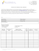 Employee Termination Report Form