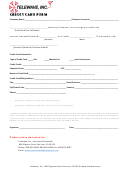 Credit Card Form - Telewave, Inc