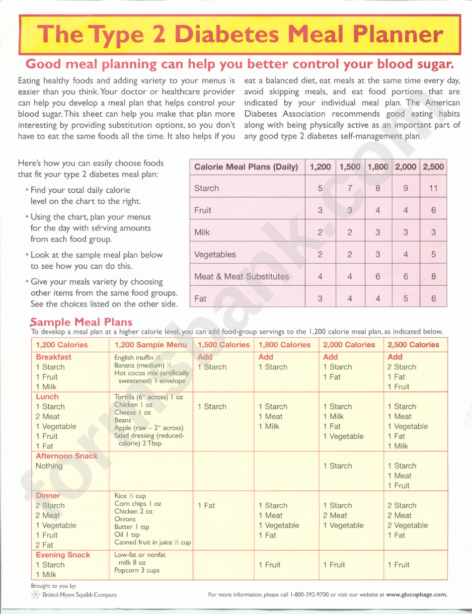 Diabetic Meal Plan Printable Diabetic Food Chart Gatorrolf