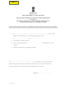 Declaration Of Renunciation Of Citizenship - Vfs Global