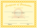 Certificate Of Graduation