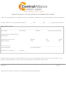 Direct Deposit / Savings Deposit Authorization Form