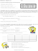 Bikini Bottom - Dihybrid Crosses Worksheet Template Printable pdf