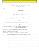 Affidavit Of Diligent Search - Henry County Probate Court