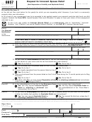 Fillable Form 8857 (Rev. February 2004) -Request For Innocent Spouse Relief Printable pdf
