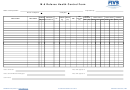 M-6 Referee Health Control Form