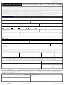 Va Form 27-2008 - Application For United States Flag For Burial Purposes