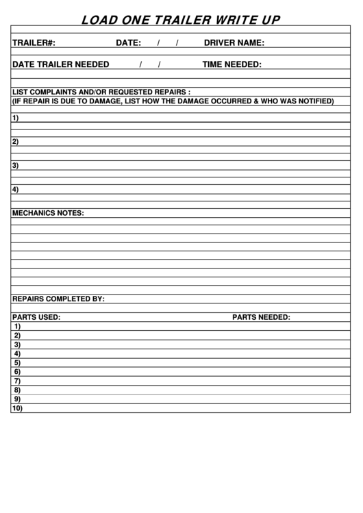 Top Employee Write Up Form Templates free to download in PDF format