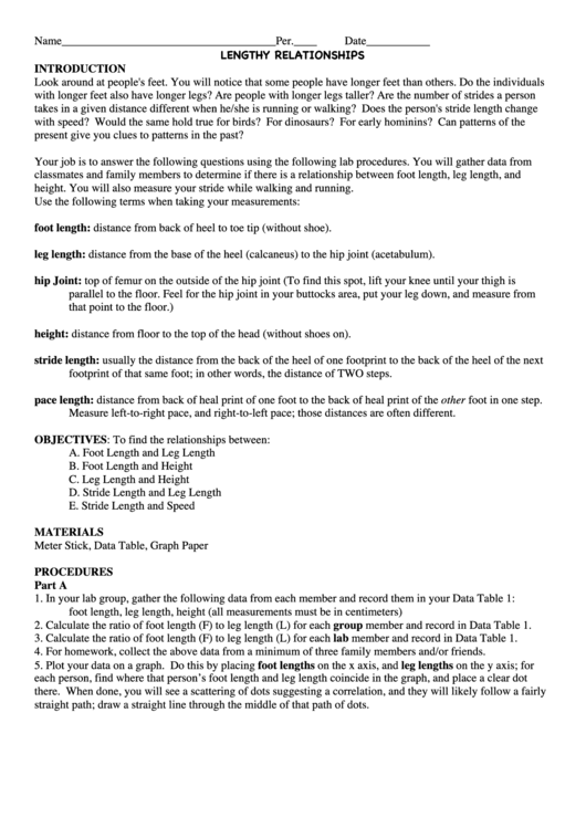 Biology Lab Report Template