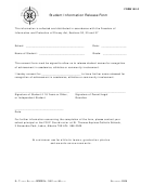 F 180-2 - Student Information Release Form