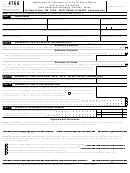 Form 4768 (rev. August 2003)
