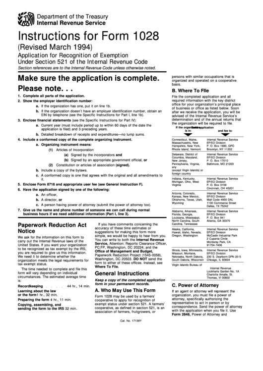 Top 5 Form 1028 Templates Free To Download In PDF Format