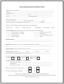 Internship Agreement/data Sheet - Ferris State University