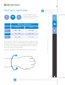 Microsoft Band Wrist Circumference Chart