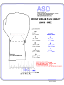 Allsport Dynamics Inc. Wrist Brace Size Chart