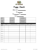Puppy Chart - 4e Kennels