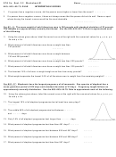 Interpreting Z-Scores Printable pdf