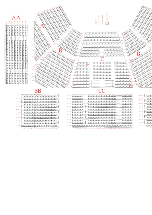 Treasure Island Event Center Seating Chart Printable pdf