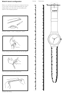 Swatch Watch Band Configurator