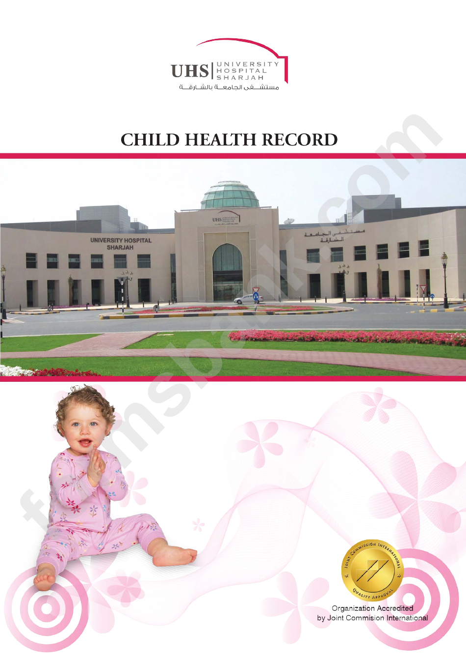 Health Record For Baby Girls