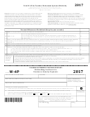 Form W-4p - Withholding Certificate - 2017