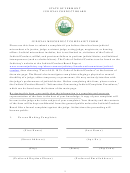 Judicial Misconduct Complaint Form - Vermont