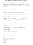 New Hampshire Commercial Lease Agreement Template