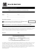 Employee Hsa Contribution Form - Murray School District