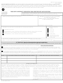Dealer's Aircraft Registration Certificate Application Form