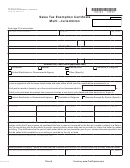 Form Dr 0563 - Sales Tax Exemption Certificate Multi - Jurisdiction