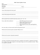 Pri Vision Update Form Printable pdf